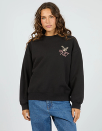 Soar Now Crew-Washed Black