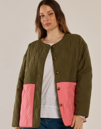 Quincy Jacket-Khaki