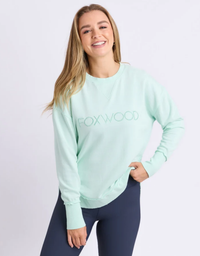 Foxwood Simplified Crew-Pale Mint