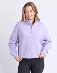 Foxwood College Zip Crew-Lavender