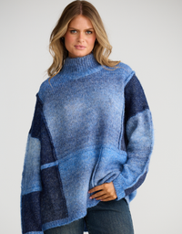 Eclipse Knit-Blue Ember