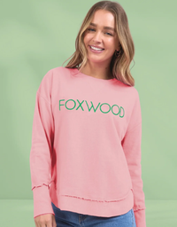 Simplified Metallic Crew/ Pink/Emerald Green