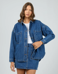 Dale Shacket-Heritage Blue
