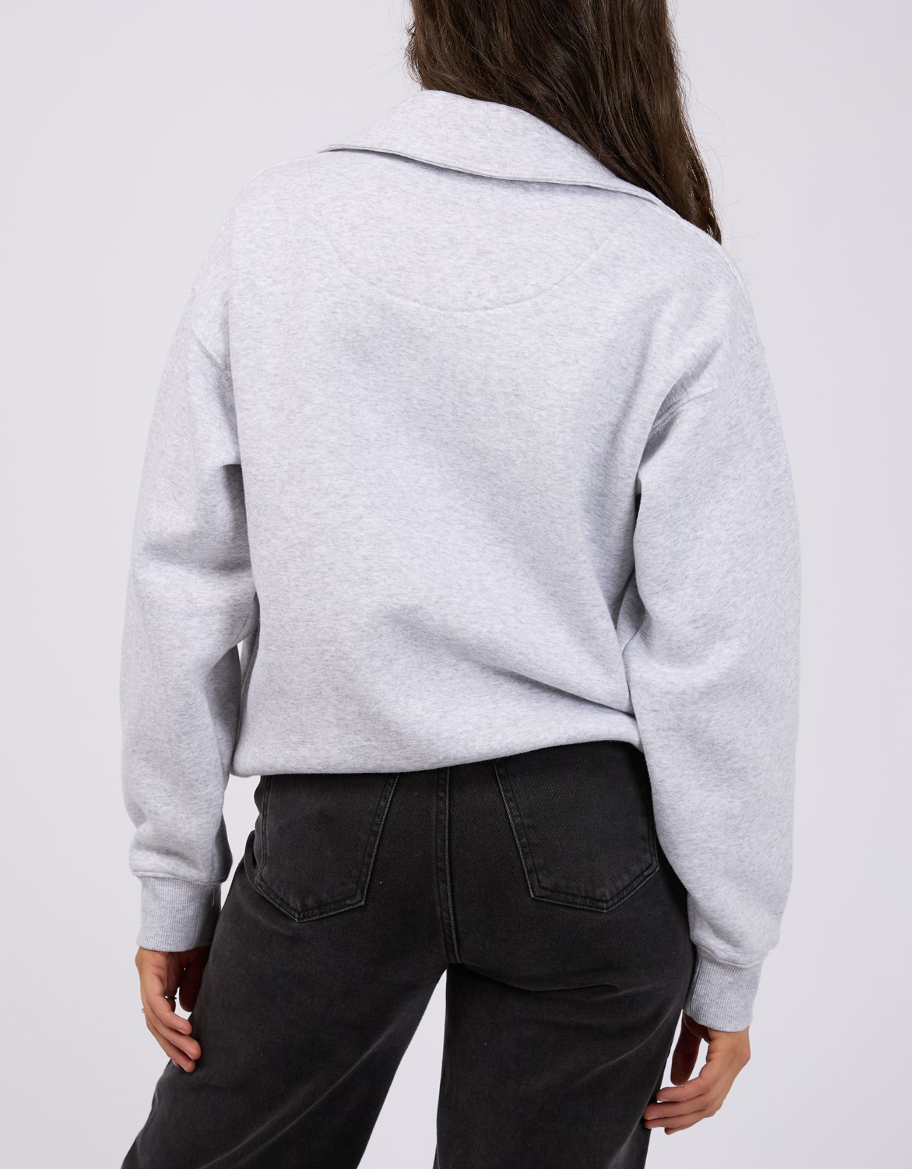 Saint Malo Zip Sweater - Snow Marle