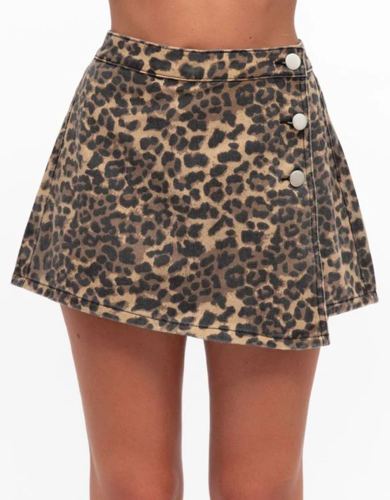 Wild Side Leopard Skort