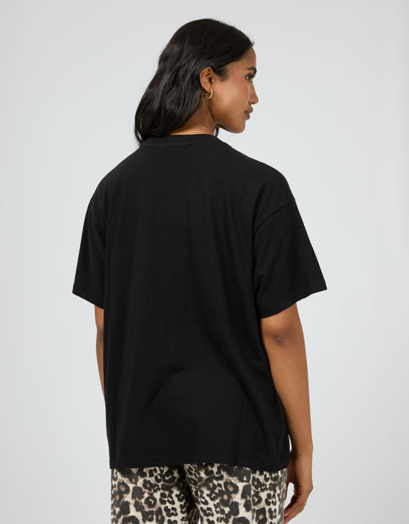 Marseille Oversized Tee - Washed Black