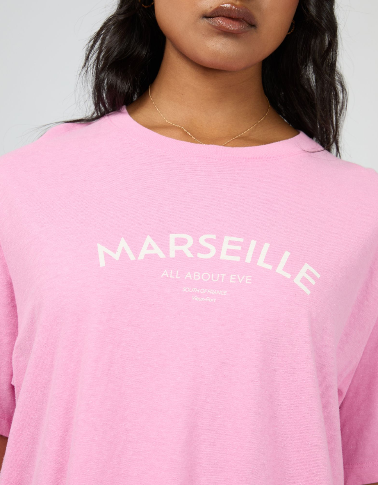 Marseille Oversized Tee - Mauve