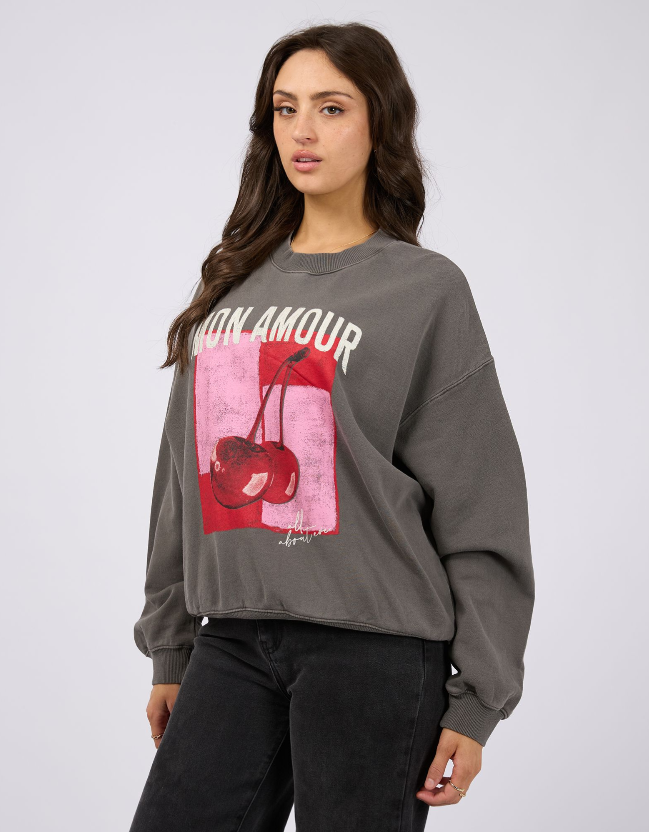 Mon Amour Slouch Crew