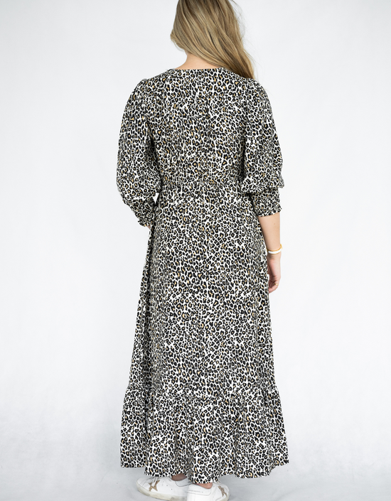 Selma Maxi Dress - Leopard Print