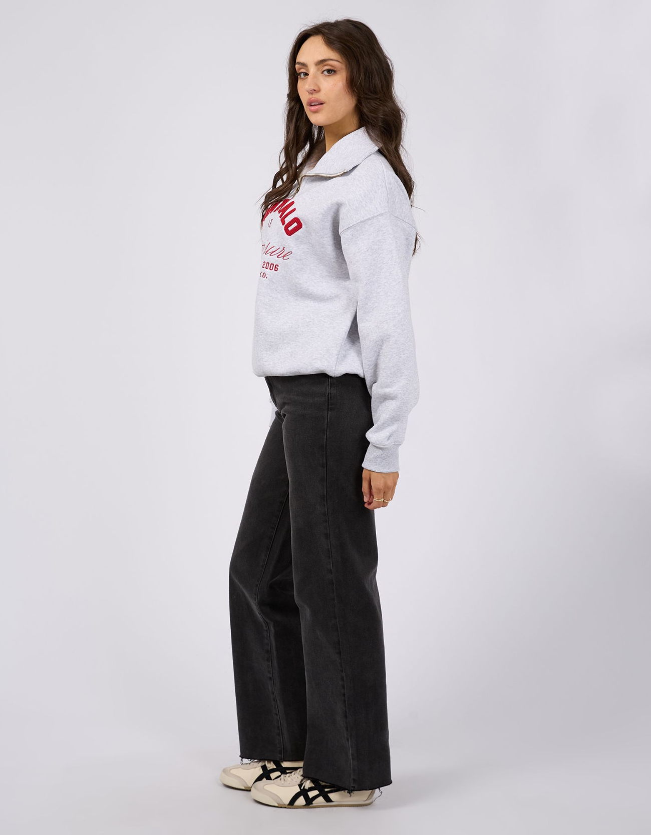 Saint Malo Zip Sweater - Snow Marle
