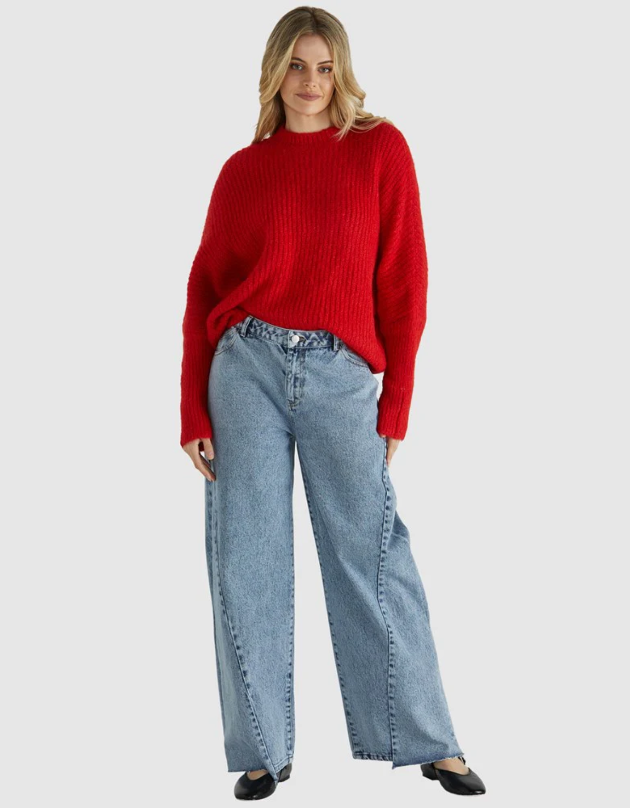 Romee Knit-Poppy Red