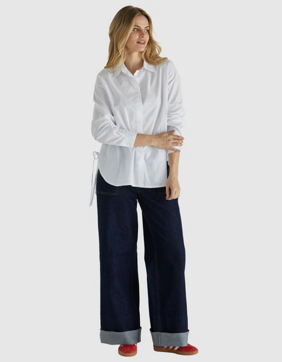 Belle Shirt-White