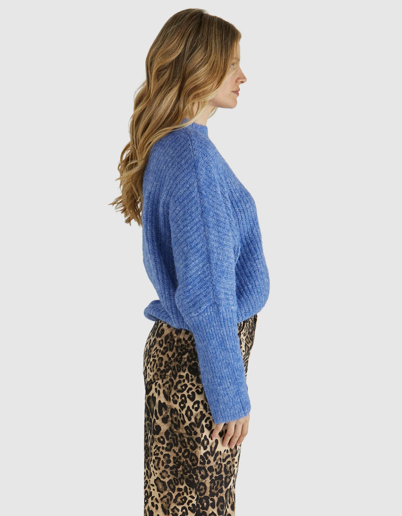 Romee Knit-Blue Marle