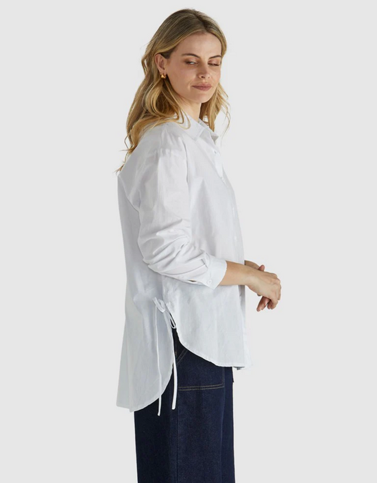 Belle Shirt-White