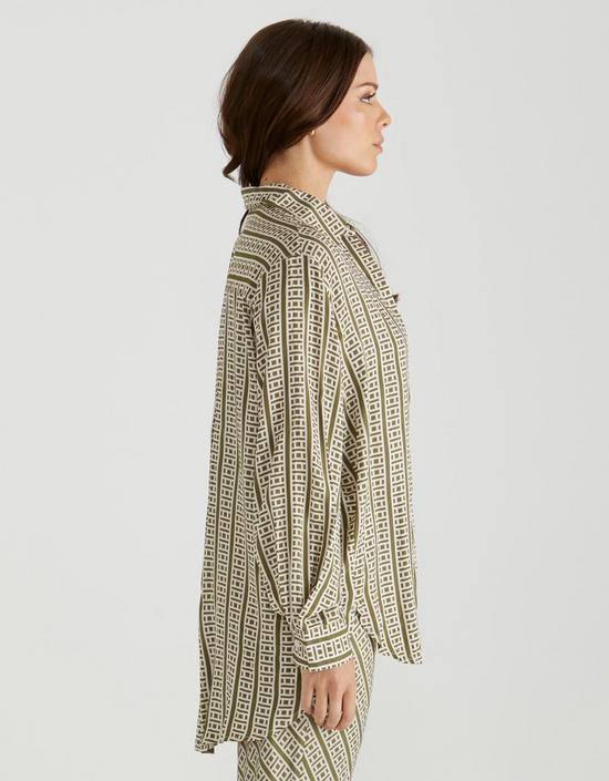 Sullivan Shirt-Geo Print