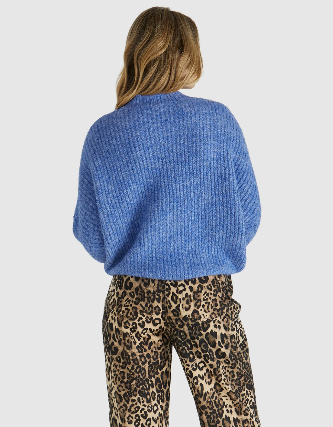 Romee Knit-Blue Marle