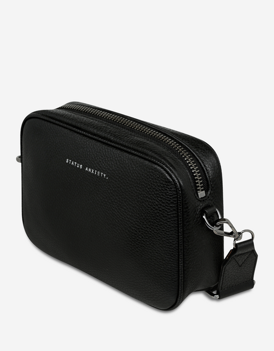 Plunder Bag With Webbed Strap-Black