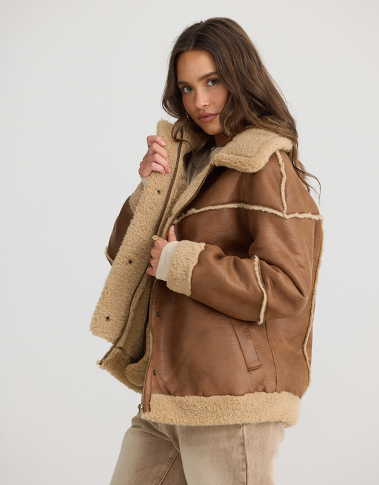 Ashleigh Jacket-Tan