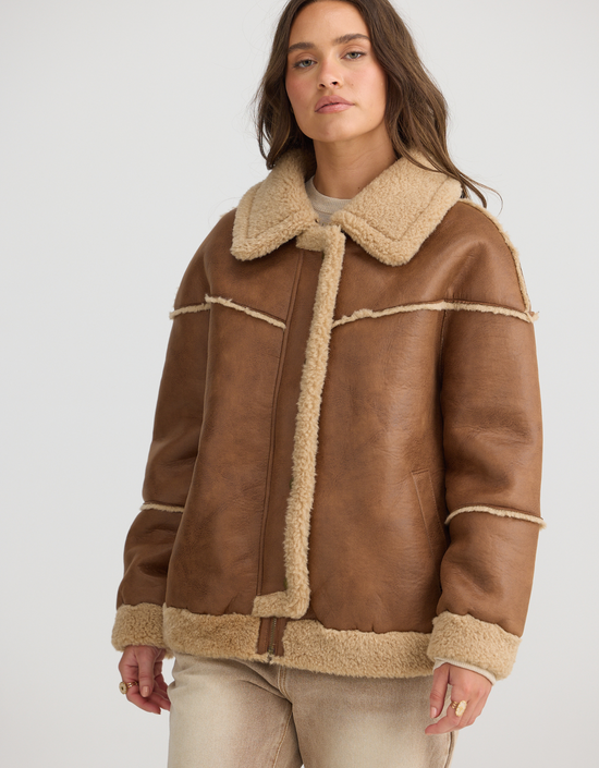 Ashleigh Jacket-Tan