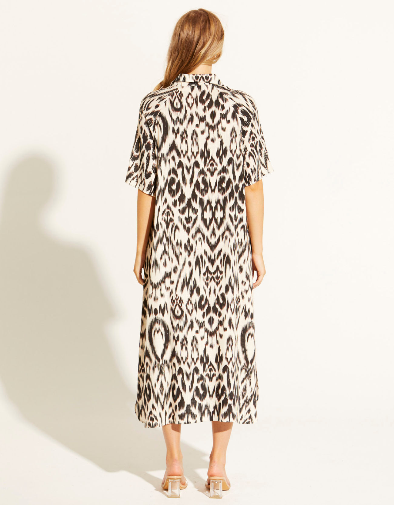 Load image into Gallery viewer, Paradise Shirt Dress-Animal Abstract
