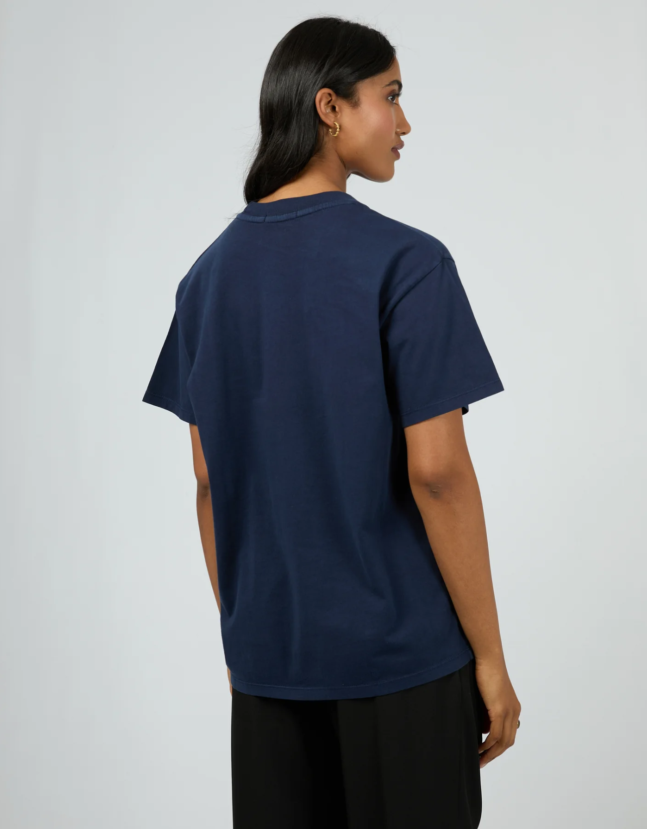 Manhattan Oversized Tee - Navy