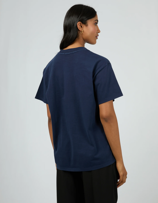 Manhattan Oversized Tee - Navy