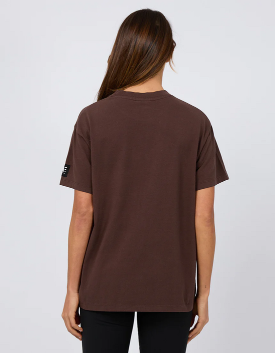 Elements Oversized Tee-Brown