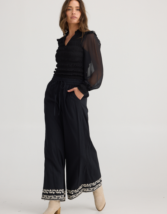 Aspire Pant-Black/Off White