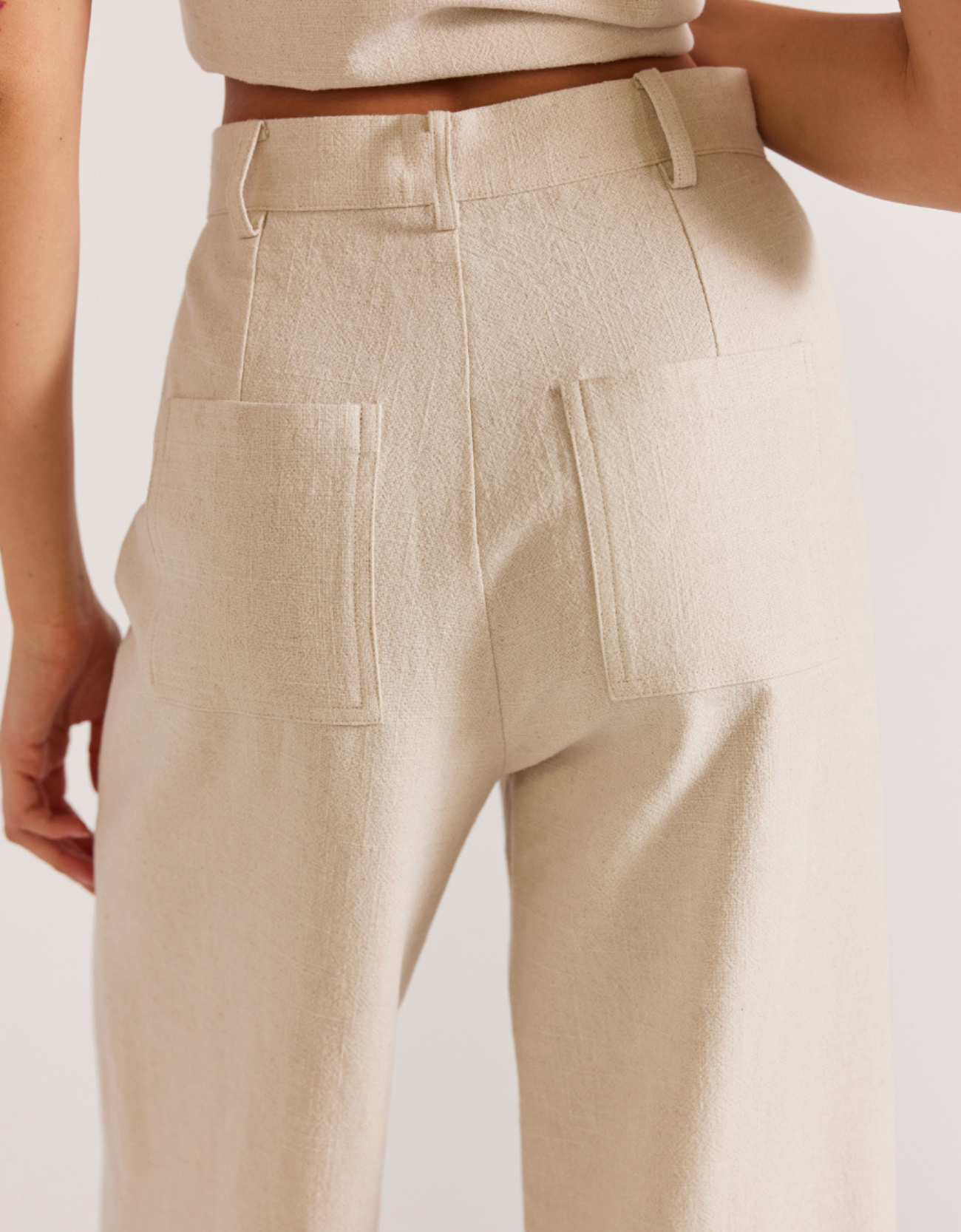 Load image into Gallery viewer, Ethos Wide Leg Pants-Natural Marle
