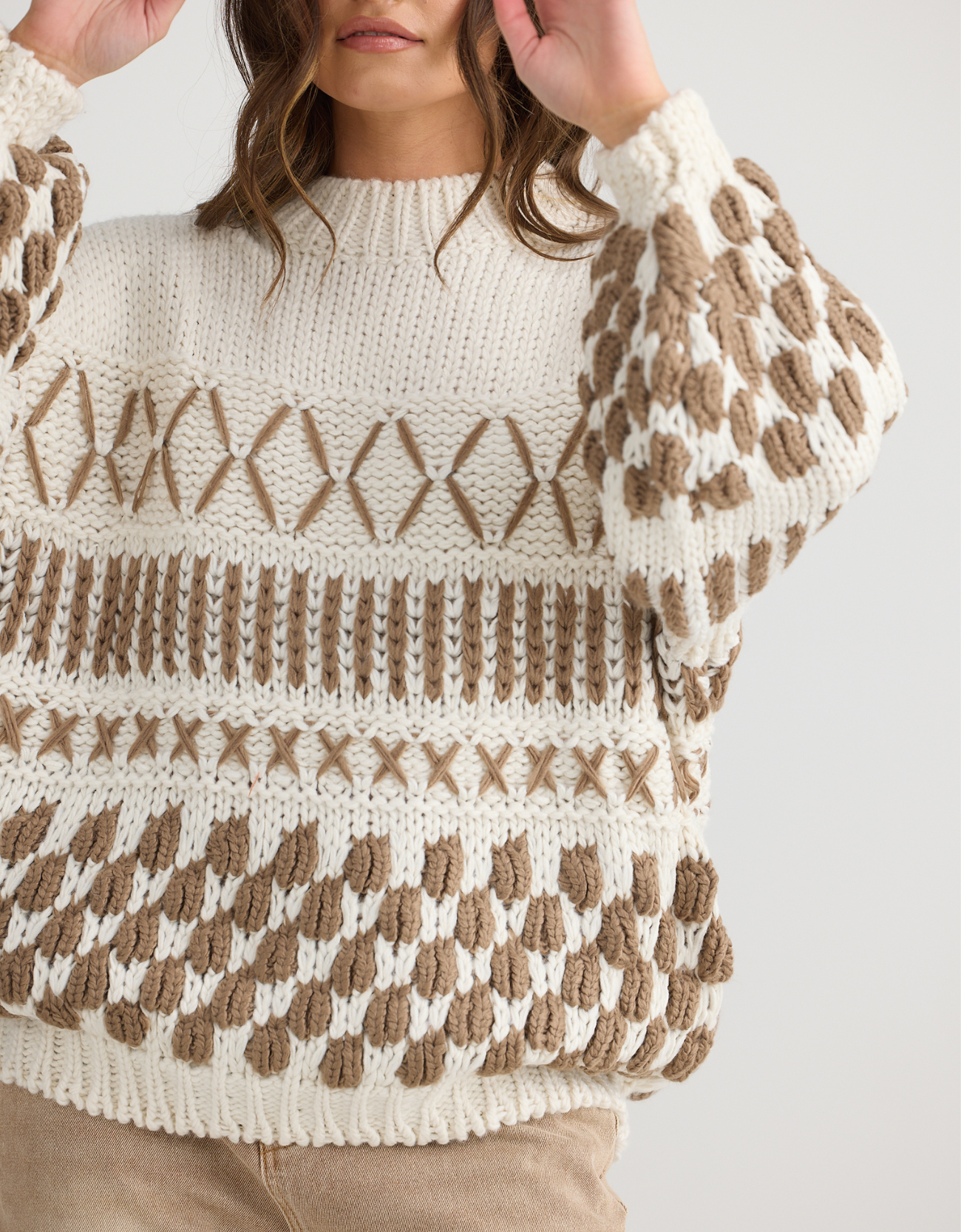 Colorado Knit-Off White/Mocha