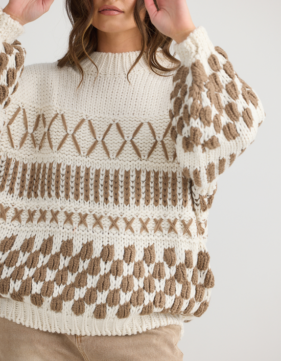 Colorado Knit-Off White/Mocha