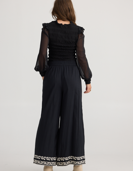 Aspire Pant-Black/Off White