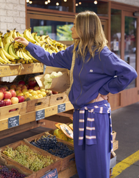 Freya Zip Thru Sweat-Washed Navy