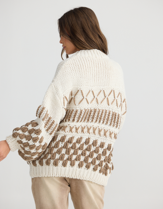Colorado Knit-Off White/Mocha