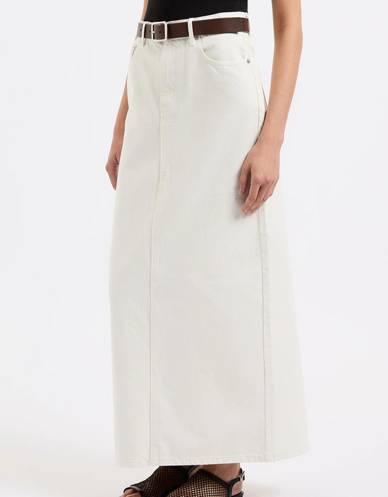 Organic Denim Maxi-Ecru