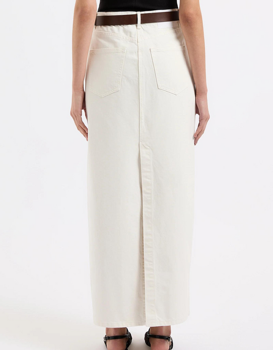Organic Denim Maxi-Ecru