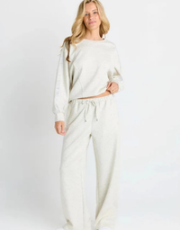 Betty Basics Marcy Trackpant-Grey Marle