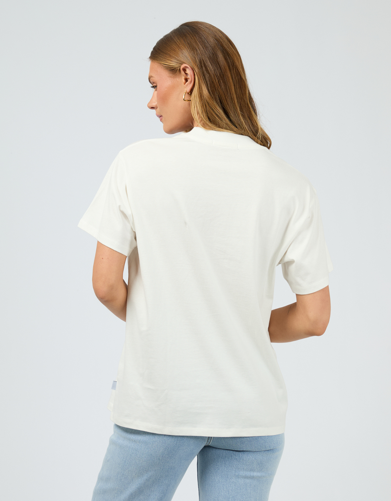 Wanderlust Oversized Tee-Vintage White