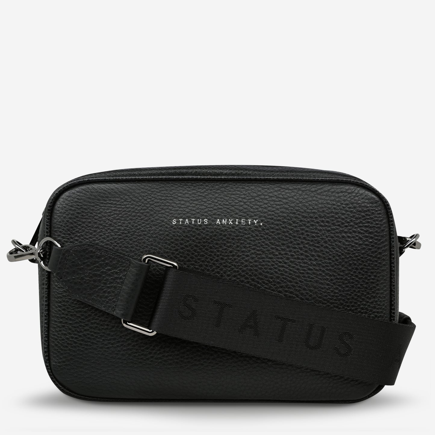 Plunder Bag With Webbed Strap-Black