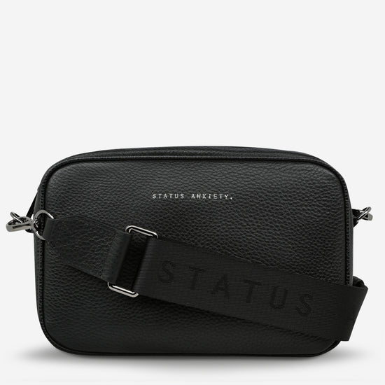 Plunder Bag With Webbed Strap-Black