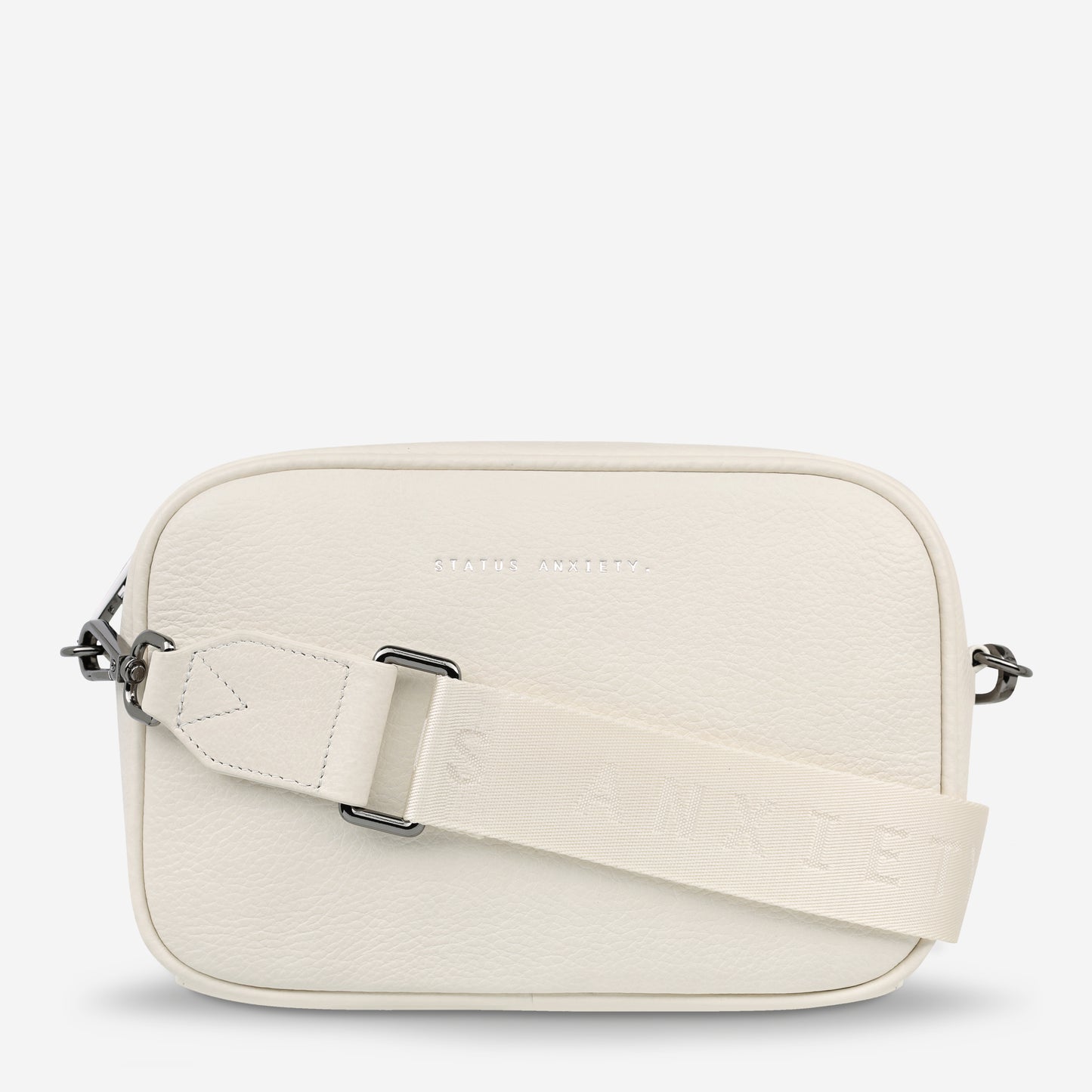 Plunder Bag With Webbed Strap-Chalk
