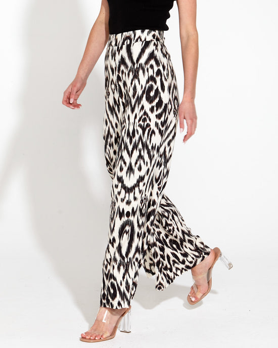Load image into Gallery viewer, Paradise Wide Leg Pant-Abstract Animal
