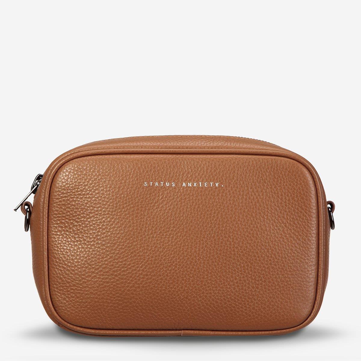 Status Anxiety Plunder Bag in tan colourway