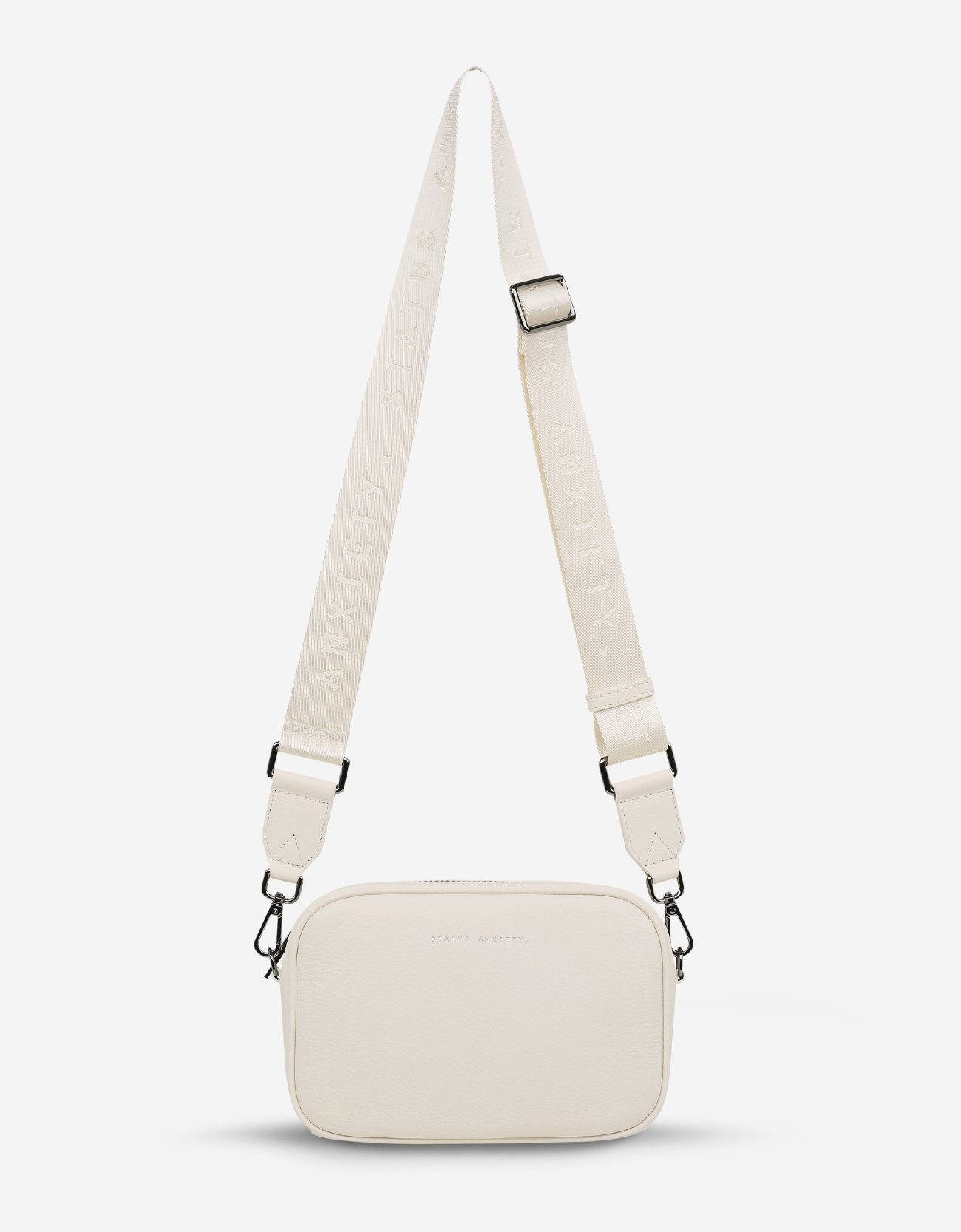 Plunder Bag With Webbed Strap-Chalk
