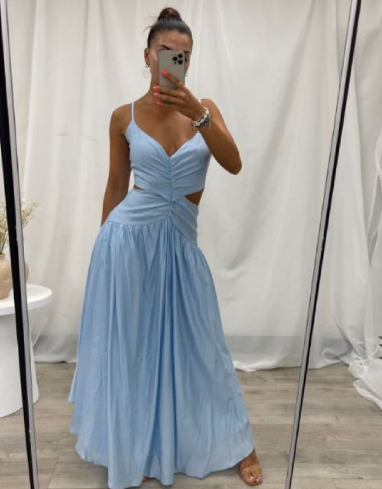 Romi Maxi Dress-Blue
